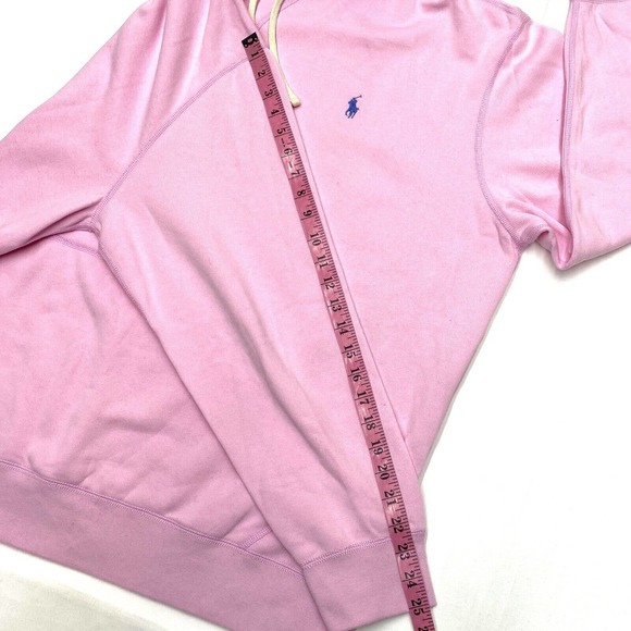 POLO RALPH LAUREN Classic Cotton-Blend Hoodie Pink sz 2XB - Picture 3 of 4